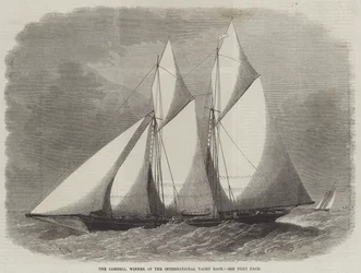 The Cambria, Winner of the International Yacht Race